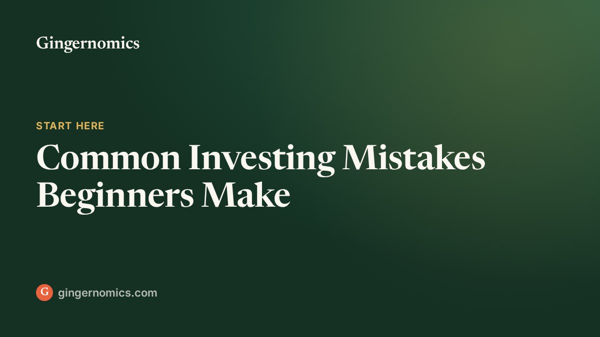 Common Investing Mistakes Beginners Make