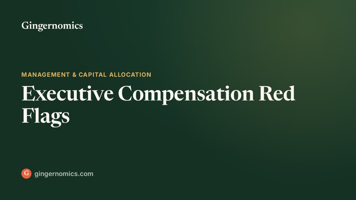 Executive Compensation Red Flags