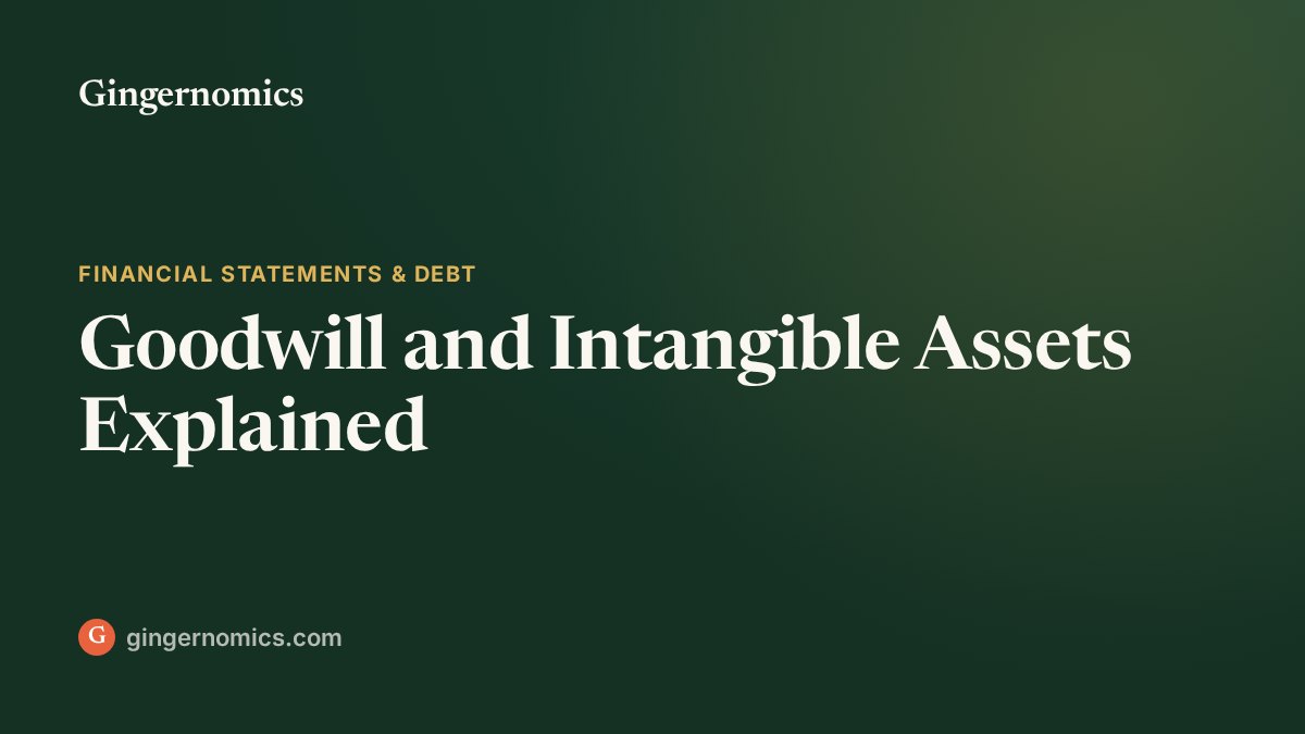 Goodwill and Intangible Assets Explained