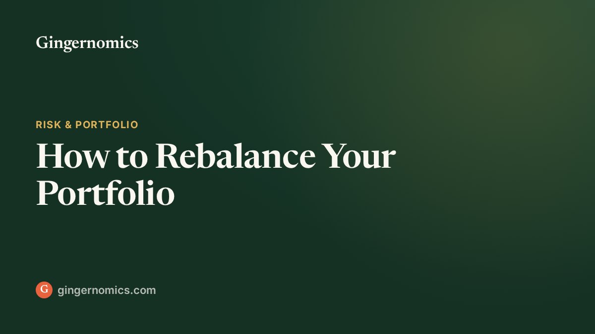 How to Rebalance Your Portfolio