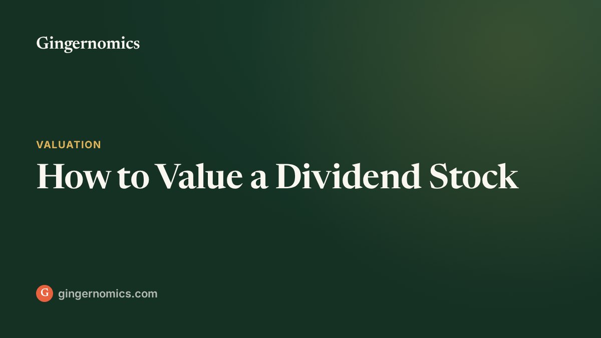 How to Value a Dividend Stock
