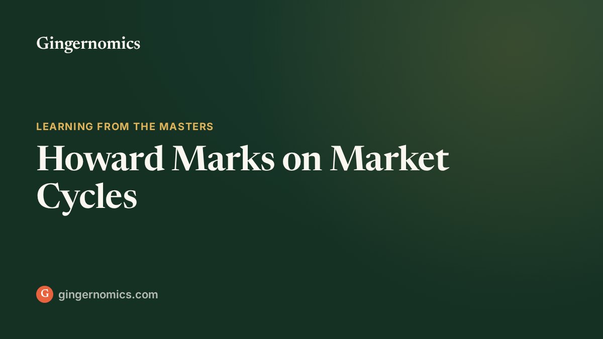 Howard Marks on Market Cycles