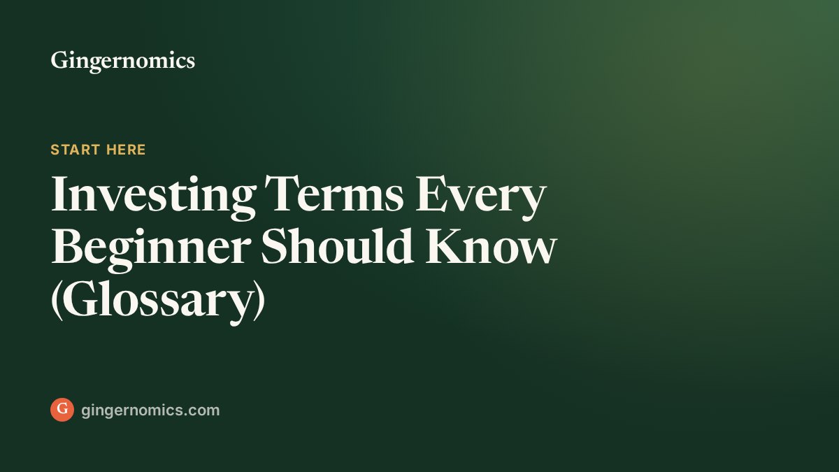 Investing Terms Every Beginner Should Know (Glossary)