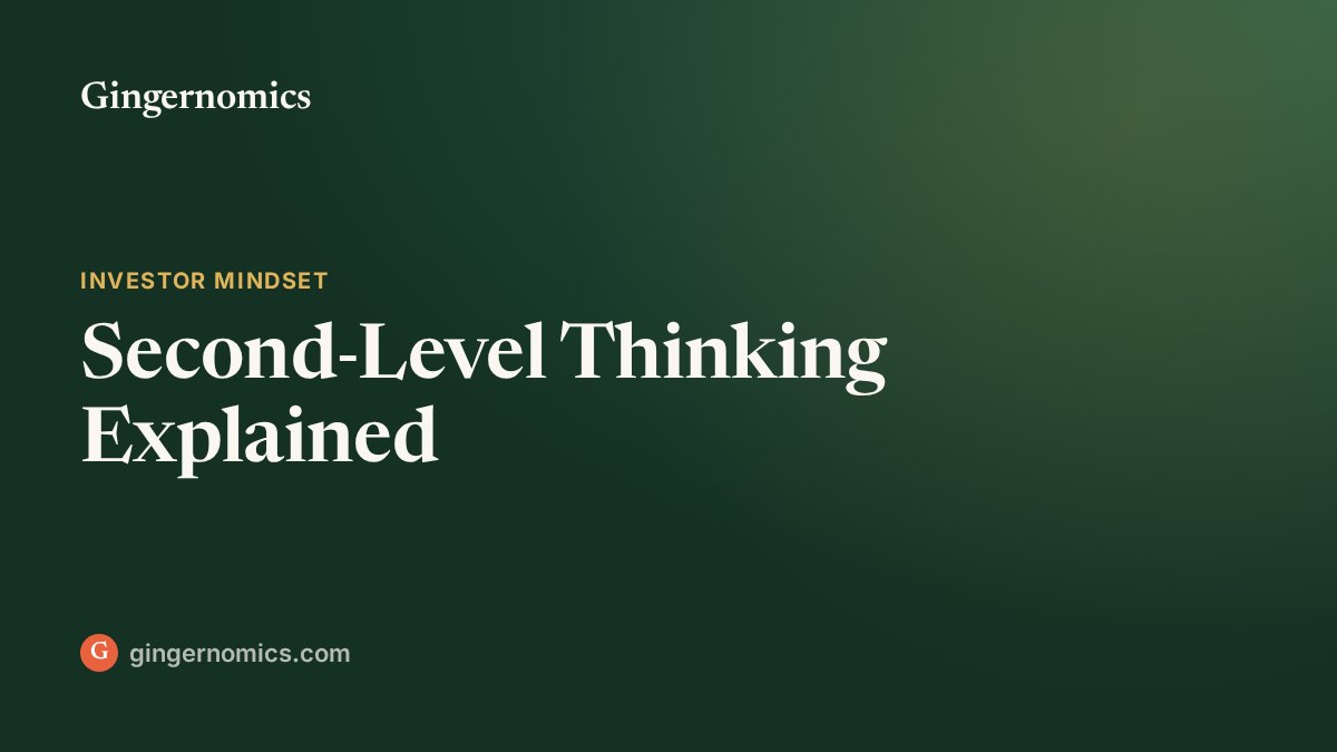 Second-Level Thinking Explained