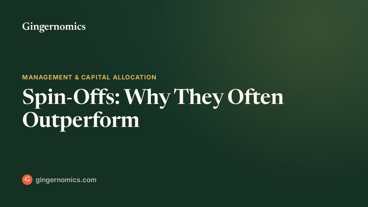 Spin-Offs: Why They Often Outperform