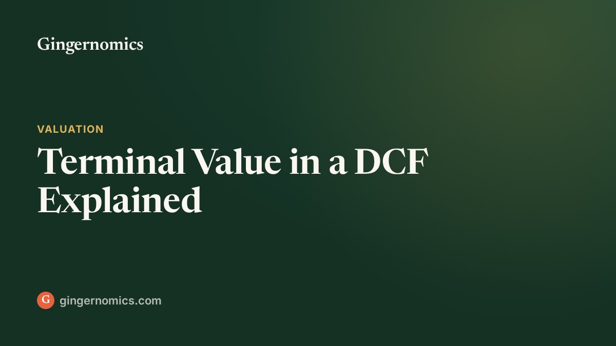 Terminal Value in a DCF Explained