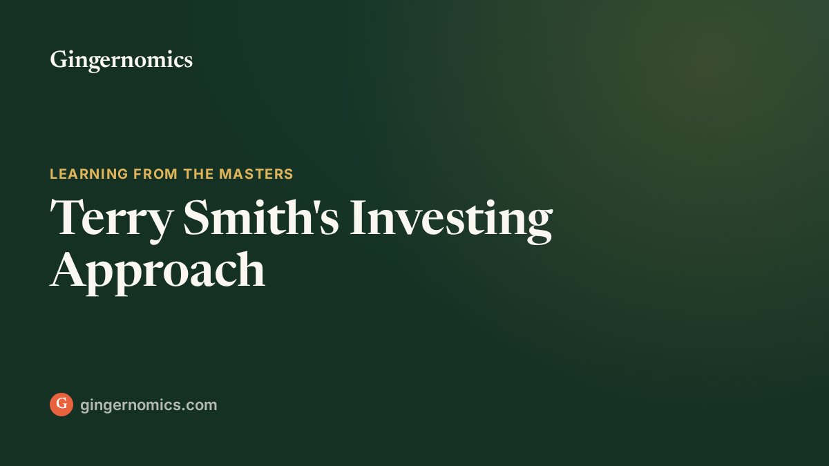 Terry Smith's Investing Approach