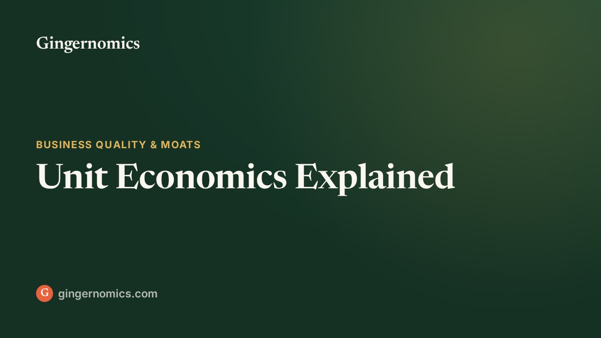 Unit Economics Explained