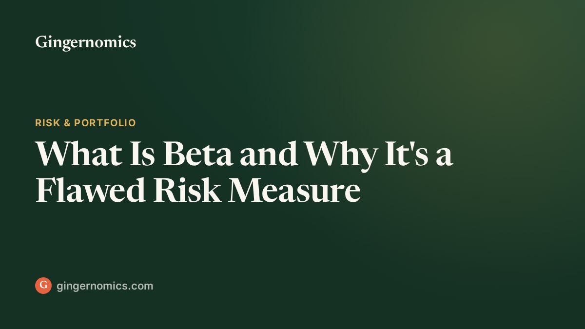 What Is Beta and Why It's a Flawed Risk Measure